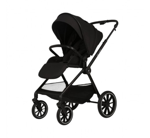 Carucior Copii Adamex Nova Black 4in1 cu scoica Cybex Cloud G plus